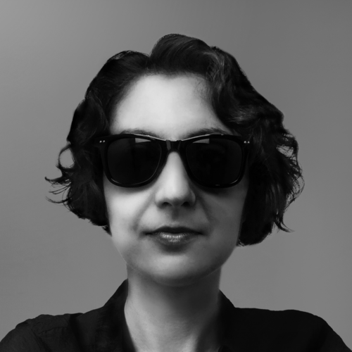 Inna Logunova with glasses